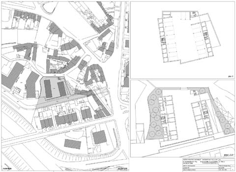 Implanta��o e Planta Piso -1 e Piso 0